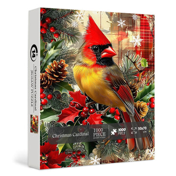 Cardenal de Navidad Rompecabezas Puzzle 1000 piezas